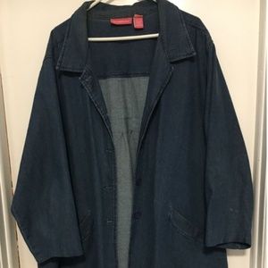 Plus Sized Jean Jacket